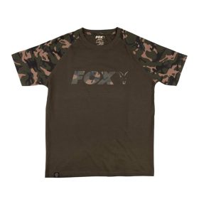 Fox Outline T-Shirt Khaki Camo Koszulka S