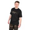 Fox Logo T-shirt Czarna Camo Koszulka XL