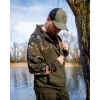 Fox LW Khaki-Camo Split Zip Hoody Bluza Rozpinana z Kapturem XL