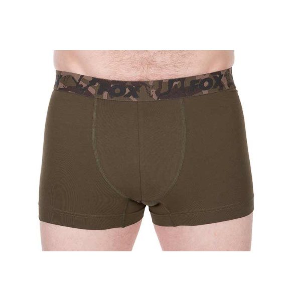 Fox Khaki i Czarny Boxer L 2 szt.