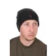Fox Collection Beanie Czarno-Pomarańczowa Czapka