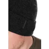 Fox Collection Beanie Czarno-Pomarańczowa Czapka