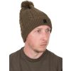Fox Khaki Knitted Bobble Czapka z Pomponem