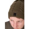 Fox Khaki Knitted Bobble Czapka z Pomponem
