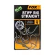 Fox EDGES™ Stiff Rig Straight - Size 4 Horog