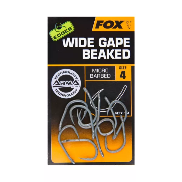 Fox EDGES™ Wide Gape Beaked - Size 4 Hak