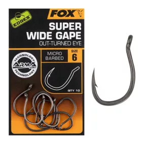   FOX Edges Armapoint Super Wide Gape (Outturned eye) - Size 5 carp hook