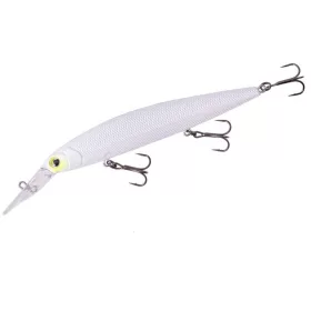   Major Craft Ceana Jerkbait 110SPM Middle 11cm 17gr #004 Yellow Cheek Pearl White Pływający Wobler