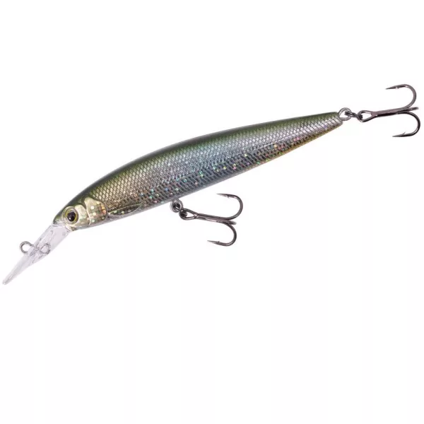 Major Craft Ceana Jerkbait 90SPM Middle 9cm 11gr #002 Green Back Silver Pływający Wobler