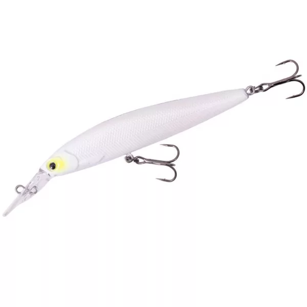 Major Craft Ceana Jerkbait 90SPM Middle 9cm 11gr #004 Yellow Cheek Pearl White Pływający Wobler