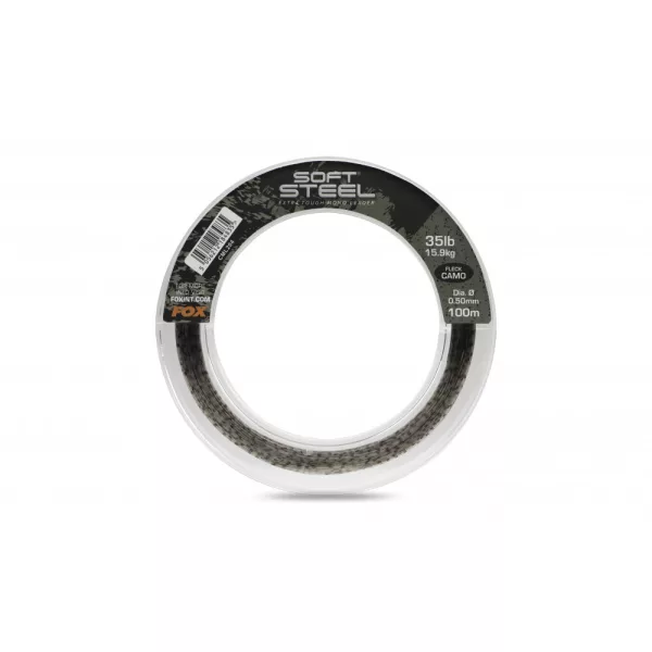 Fox Soft Stell Camo 0,50mm 100m Żyłka przyponowa monofilamentowa