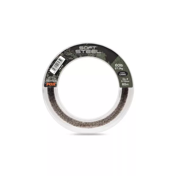 Fox Soft Stell Camo 0,70mm 80m Żyłka przyponowa monofilamentowa