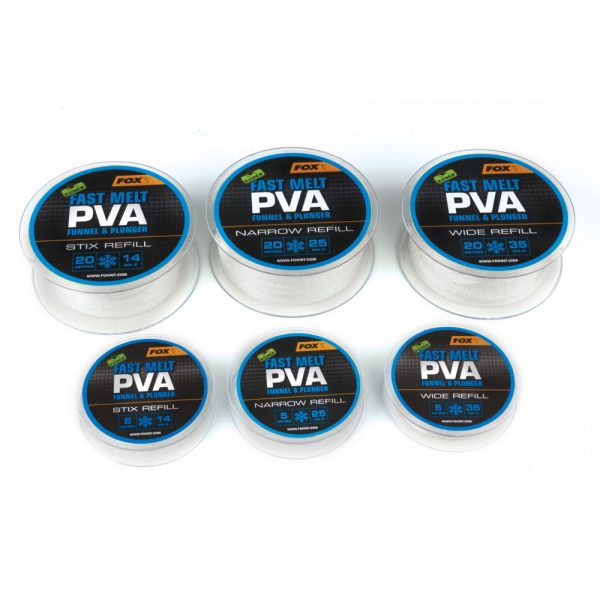 Fox EDGES™ PVA Mesh Refills Fast Melt Refills 35mm Wide - 20m Siatka PVA