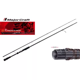   Major Craft Crostage CRX-662M/S R,Fast 1,98m 10-35gr 2 Részes Pergető Bot