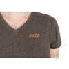 Fox WC V Neck T-Shirt Zielono-Malinowa Koszulka Damska XL