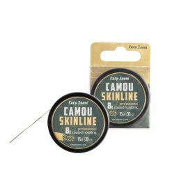   Carp Zoom Camou 15m 30lb Camouflage Coated Braided Leader Line