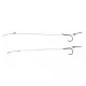 Feeder Competition FC FC-545 przypon method z plecionką, 8 cm, #8; 10 mm; o0,14 mm, 2 szt.