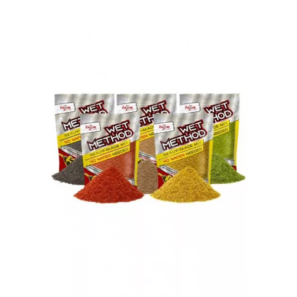 Carp Zoom CZ Wet Method gotowa zanęta, truskawka, ryba, 850gr