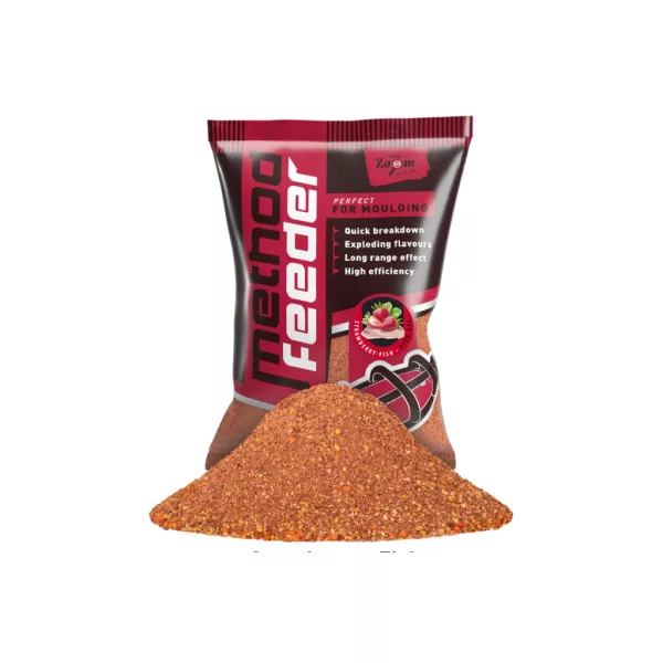 Carp Zoom Method Feeder Truskawkowo-Rybna Zanęta 1kg
