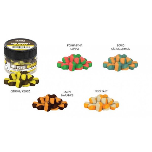 Feeder Competition FC Duo Dumbel Wafters przynęta haczykowa, O8x12 mm, kwas masłowy (NBC), ananas, 15 g