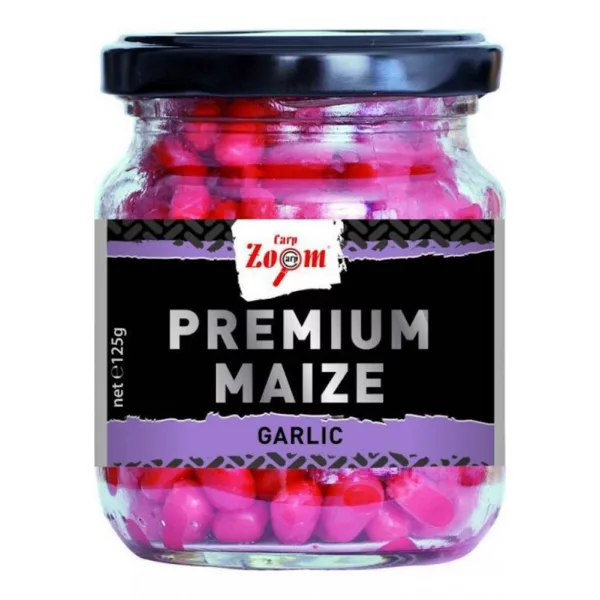 Carp Zoom CZ Kukurydza wędkarska Premium, czosnek, 125 g, 220 ml
