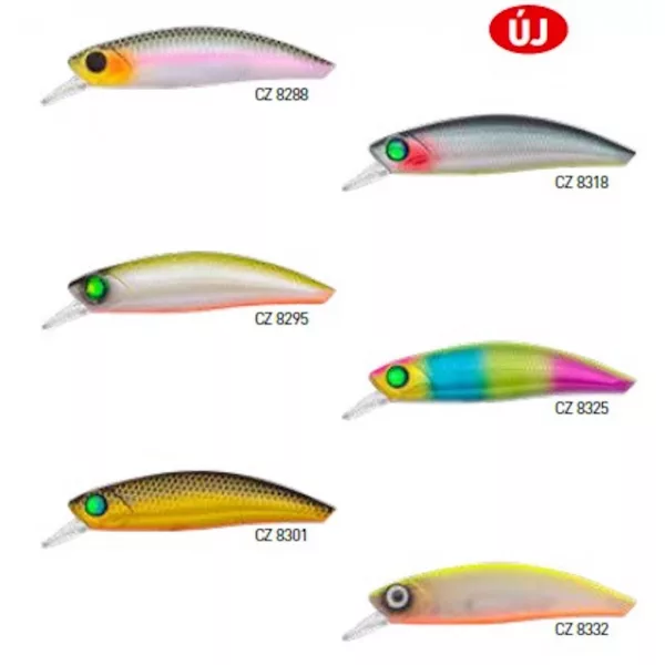 Wobler Predator Z Predator-Z Curve Minnow, 6 cm, 7,1 g, pstrąg, tonący