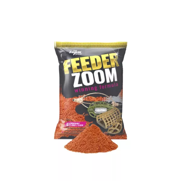 Carp Zoom Feeder Zoom Strawberry, Robin Red, Fishy Groundbait 1kg
