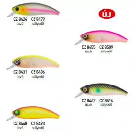   Wobler Predator Z Predator-Z Immortal Shad, 5 cm, 4 g, fluo żółty, biały, pływający