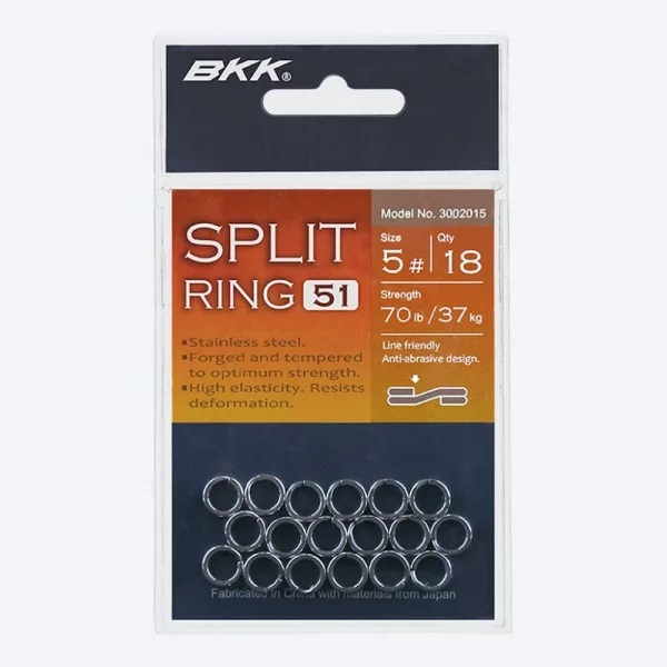 BKK SPLIT RING-51 2# 18 szt./opakowanie Kółko łącznikowe