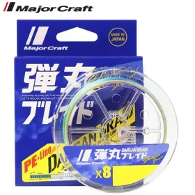   Major Craft Dangan Braid X8 0,19mm 150m Multicolor Fonott Zsinór