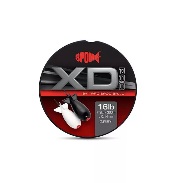 Spomb XD Pro Braid Szürke Fonott Főzsinór 0,14mm 300m