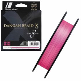   Major Craft Dangan Braid X 8X Eging 0,06mm 150m Pink Plecionka