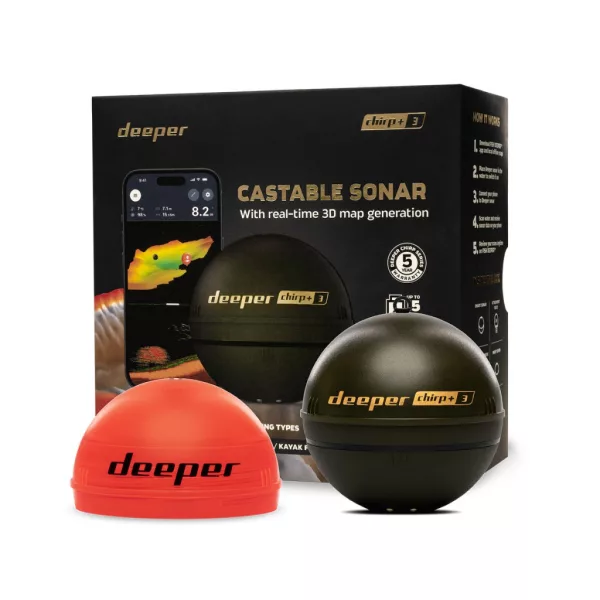 Deeper Smart Sonar Chirp+3 Sonar Wędkarski