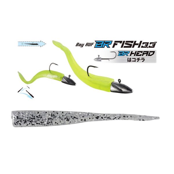 Duo Bayruf BR Fish 8,4cm S035 UV Silver Przynęta Plastikowa 7szt