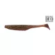 Duo Realis Versa Shad 7,6cm F079 Dark Motor Oil UV Plastic Lure 10pcs