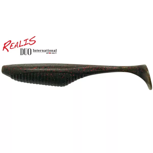 Duo Realis Versa Shad Fat 12,5cm F018 Green Pumpkin Red Flake Przynęta plastikowa 5 szt.