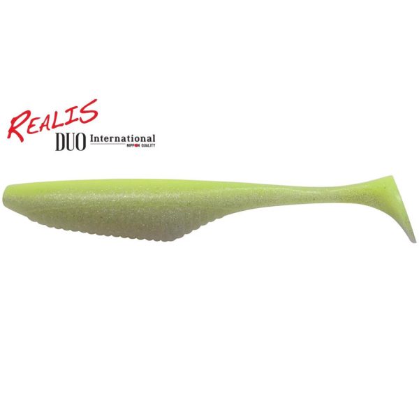 Duo Realis Versa Shad Fat 17,8cm F075 Chartreuse Shad Plastic Lure 3pcs