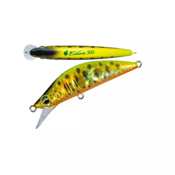Major Craft Finetail Eden 45S 4,5cm 3,7gr #013 Gold Chart Yamame Tonący Wobler