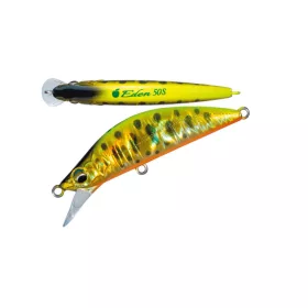   Major Craft Finetail Eden 45SS 4,5cm 3,0gr #013 Gold Chart Yamame Wobler Tonący