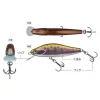 Evergreen Nelmezzo 50FS 5,0cm 5gr #20 Lime Chart Yamame Wobbler