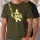 Vass-Tex Printed Fishing Khaki Póló 2XL