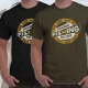 Vass-Tex Fishing Culture Printed Khaki T-Shirt S