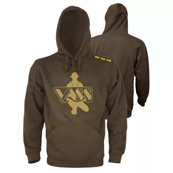 Vass-Tex Classic Printed Hoody Edition 2 Khaki Pulóver 3XL