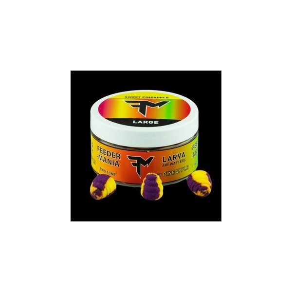 Feedermánia LARVA AIR WAFTERS TWO TONE L SWEET PINEAPPLE CYTRYNOWO-FIOLETOWE Wafters