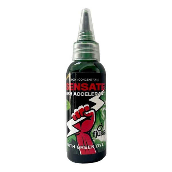 Fjuka Sensate Fish Accelerant Bait Dye Green Płynny Aromat 50ml