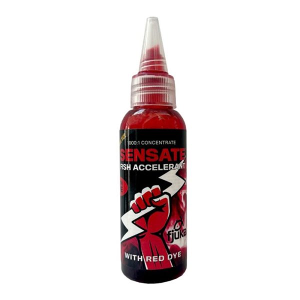 Fjuka Sensate Fish Accelerant Bait Dye Red Płynny Aromat 50ml