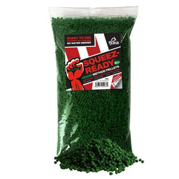 Fjuka Squeez-Ready Green 2mm Pellet Metodowy 500gr