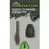 Fox Rage Predator Camo Quick Change Weights Szybkowymienne Obciążenie Spławikowe 25gr 3szt