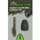 Fox Rage Predator Camo Quick Change Weights Szybkowymienne Obciążenie Spławikowe 25gr 3szt
