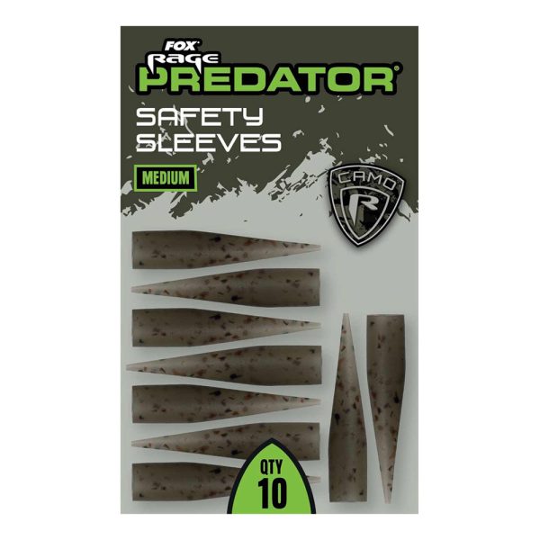 Fox Rage Predator Duże Camo Safety Sleeves Osłonki gumowe 10szt.